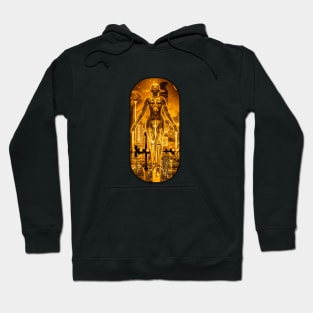 Flying Golden Robot Astronaut Hoodie